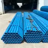 Tubo de parede longitudinal para viga longitudinal de transportador de correia de mineração com furos de posicionamento pré-perfurados, viga longitudinal tubular redonda em H para transportador de mineração