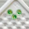 Zircón de corte araña de dos tonos degradado de alto brillo de 5A, color degradado de alto fuego de 6 mm, diamante suelto para arte de uñas hecho a mano y accesorios de joyería