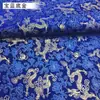 Tecido Brocado de Seda Falso Sanwu Xiaolong Almofada Embalagem Pano DIY Tecido Antigo Cheongsam Tecidos de Seda e Cetim