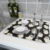Tapete de Encimera Retro Transfronterizo de Tierra de Diatomeas Encimera de Cocina Absorbente Drenante Tapete Lavabo Salpicaduras Tapete Lavable Aislamiento Térmico