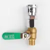 Interruptor de Manopla de Válvula de Bomba de Ar 2/4 Polegadas Válvula de Esfera Conjunto Completo de Acessórios para Compressor de Ar Interruptor de Válvula de Ar Válvula de Saída de Ar Totalmente de Cobre