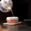 Taza de té de pez dragón de porcelana blanca de jade con grasa de oveja, taza maestra, juego de té de kung fu, taza de té para el hogar, taza de cerámica, taza de degustación de té