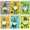 Gran Venta 6 Hojas/Paquete DIY St Transfronterizo. Stickers del Día de San Patricio Diadema Sombrero Irlandés Festival Stickers de Rompecabezas 3
