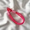 Estilo Ins Color Claro Todo Fósforo Colgante para Funda de Teléfono Móvil Cuerda Corta para Mano Colgante de Correa Tejida Duradera Cadena para Bolso de Llaves Universal