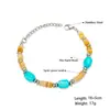 Elegante Collar Fino de Perlas y Piedra Natural Cosida con Conchas, Diseño de Alta Gama, Cadena de Clavícula de Nicho para Mujer