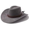Sombrero Vaquero Occidental de Gamuza Estilo Americano Transfronterizo Ala Ancha Sombrero para el Sol Verano Exterior Viaje Equitación Pesca para Hombres y Mujeres