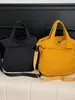 Bolso de Mano de Nylon de Gran Capacidad Casual para Mujer 2026 Nuevo Bolso Tote Simple Color Sólido de Moda Versátil Bolso Cruzado