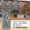 Painel Decorativo de Tijolo para Parede Externa de Pedra Cultural PU Pele de Pedra PU Parede de Fundo Pátio Externo Pedra Artificial Pedra Natural Novo Material