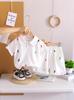 Traje de Verano para Niños Camiseta de Manga Corta Infantil Conjunto de Dos Piezas de Verano para Bebé Camisa POLO Ropa Deportiva Nueva Moda 2025