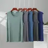 Chaleco de Modal Suelto Casual para Hombre, Nuevo de Verano, Talla Grande, Cómodo y Adecuado para Ropa Exterior, Pijamas, Ropa de Casa y Deportes
