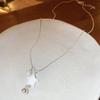 Moda Lujo Ligero Simple Estrella Perla Colgante Cadena Clavícula Collar Nicho de Alta Gama para Mujer Nueva Cadena de Cuello de Moda
