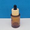 Botellas gotero marrones a prueba de luz al por mayor para cuidado de la piel, esencia corporal, aceites esenciales, perfumes, cosméticos, botellas de muestra de prueba