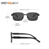 Nuevas Gafas de Sol Polarizadas de Montura Cuadrada Estilo Europeo y Americano para Mujer, Gafas de Sol Elegantes y de Moda para Hombre, Gafas de Metal de Alta Gama para Conducir
