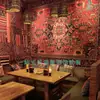 Coleção de canções folclóricas pano de parede de taverna estilo étnico toldo pano para pendurar tapeçaria boêmia pano de teto decoração pano de fundo de palco