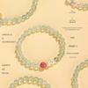 Pulsera de Cuentas de Mariposa de Cristal con Polvo de Perla de Agua Dulce para Mujer, Nicho de Alta Gama, Piedra Uva, Amarillo Asa, Venta al por Mayor