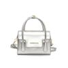 Bolso Pequeño Cuadrado de Estilo Minimalista de Comercio Exterior para Mujer, Nuevo 2025 Bolso de Hombro Cruzado Color Sólido Chic Vintage