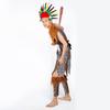 Traje de dança de Halloween Traje indiano aborígene Traje de dança de festa Original Chefe feminina selvagem