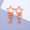 Boting Llavero de Cangrejo Estrella de Cinco Puntas Pintado DIY Lindo Versátil Colgante Accesorios Venta al por Mayor