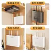 Caja de Almacenamiento para Router Montada en Pared Sin Taladro Cubierta Inalámbrica para Colocar Decodificador de TV y Wifi en la Pared