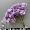 Flores Artificiales Moradas para Bodas, Piezas de Flor Individuales para el Lugar de la Boda, Arreglos para el Pasillo, Decoraciones de Techo para el Salón de Bodas, Flores de Seda