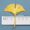Parche Decorativo Base para Ramillete Hojas Estilo Antiguo Hojas de Ginkgo Piezas de Flor Grandes y Pequeñas 70*58mm