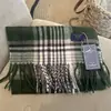 Clássico Britânico Australiano Cashmere Xadrez Cachecol de Luxo Leve Unissex Outono e Inverno para Casal