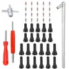 Juego de Herramientas de Extracción de Núcleos de Válvula de 36 Piezas, Kit de Instalación de Extractor de Vástagos de Válvula, Reparación de Neumáticos, Automotriz de Venta Caliente Transfronteriza