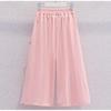 Calças de Menina Verão Estilo Western Moda Calça Saia Infantil Crianças Pequenas e Grandes Soltas Finas Anti-mosquito Verão Casual Calças de Perna Larga
