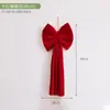 Natal Vinho Veludo Vermelho Bola Loja Decoração Enfeites Pendurados Loja da Moda Ponto de Foto Shopping Montagem de Cena Festiva Decoração