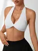 Top esportivo com suporte para o pescoço transfronteiriço, roupa esportiva para atividades ao ar livre, roupa íntima esportiva à prova de choque, colete de yoga para corrida e fitness de secagem rápida