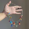 Collar Bohemio Estilo Resort de Piedras de Colores y Cuentas Cadena de Clavícula Multicapa Exagerada Única Collar de Industria Pesada