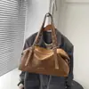 Bolsa de ombro casual estilo coreano Melard retrô, bolsa tote grande e moderna para trabalho e deslocamento, novidade outono 2026