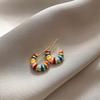 Aretes de Aguja de Plata S925 Zircón Perla ins Simple Sentido de Alta Gama 2023 Nuevos Aretes Elegantes de Moda para Mujer