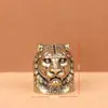 Nuevos adornos originales de cabeza de animal del zodiaco, los adornos de figura del zodiaco más vendidos transfronterizos, artículos decorativos de cobre para escritorio