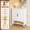 2026 Nuevo Modelo Hogar Estante de Acero para Zapatos Gabinete de Entrada con Puerta Moderno Simple Gran Capacidad Almacenamiento Zapatero