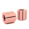 Pulseiras com peso de alta qualidade em estoque para yoga e fitness, pulseiras de silicone com peso para treinamento esportivo, com acabamento liso e oleoso, e prontas para envio imediato