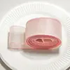 Cinta de Hilo de Colores de 4 cm para Manualidades, Serpentina Transparente, Lazo para Embalaje de Cajas de Regalo, Materiales de Envoltura, Cinta