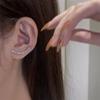 Pendientes de botón para mujer, de plata 925, con aguja, de alta gama, con borlas y temperamento, con diseño de nicho y largos, personalizados.