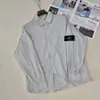 STONE Verano Alta Calidad Color Sólido Brújula Isla Brújula Pulsera Protección Solar Camisa de Manga Larga para Hombre