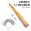 Herramienta de Medición de Tamaño de Anillo de Anillo de Anillo de Varilla de Cuatro Usos Número Mano Tamaño de Mano Desmontable Anillo de Tamaño de Anillo Estándar de Hong Kong