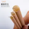 Popotes de Papel Desechables Empacados Individualmente en Papel Kraft, Rectos, Varios Grosores, Adecuados para Smoothies de Perlas, Personalizables con Logo