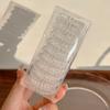 Elástico de Cabelo Cor Gelatina Linha Telefônica Corda de Cabelo Feminino Simples Sem Marcas Elástico Acessório de Cabelo Capilar Estojo de Couro