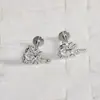 Varita de Hada Labio Uña Acero Inoxidable Espiral Exterior Adorno Labial Incrustación de Cobre Zirconia Hélice de Oreja Nuevo Piercing Joyería Venta Directa de Fábrica