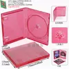 Caixa de Armazenamento de CD de 8cm/12cm, Caixa Plástica Personalizada para Disco de Jogo, Caixa de CD com Capa Inserível de Papel, Caixa de Fita