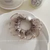 Elástico de Cabelo de Renda com Pérolas para Mulheres, Corda de Cabelo Doce de Alta Qualidade Novo Estilo, Elástico de Cabelo de Alta Elasticidade