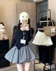 Nueva Colección Primavera/Verano 2026: Falda corta anti-exposición, versátil y adelgazante, falda de cuadros estilo coreano línea A, falda corta dulce y dulce