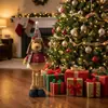 Muñecos de Navidad, Papá Noel telescópico de Navidad, muñeco de nieve, renos, artículos de decoración navideña, decoraciones de ambiente navideño