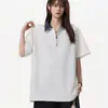 Camisa polo de manga corta con cuello para hombre, camiseta de verano de marca moderna, color liso, corte holgado, top versátil de moda estilo Hong Kong 2026