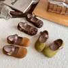 Zapatos retro de Mary Jane poco profundos para niña con una tira, nuevos mocasines estilo francés otoño 2026, zapatos planos de piel