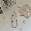 Corrente de Celular de Concha de Pérola Estrela Feita em Casa Corrente de Verão Cordão Pingente de Câmera CCD Feito à Mão Contas DIY